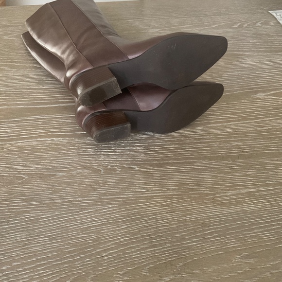 Cole Haan Hallee tall leather brown boots, size 11 - Picture 4 of 4